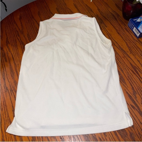 ALX White Sleeveless Muscle Tee - Picture 3 of 3